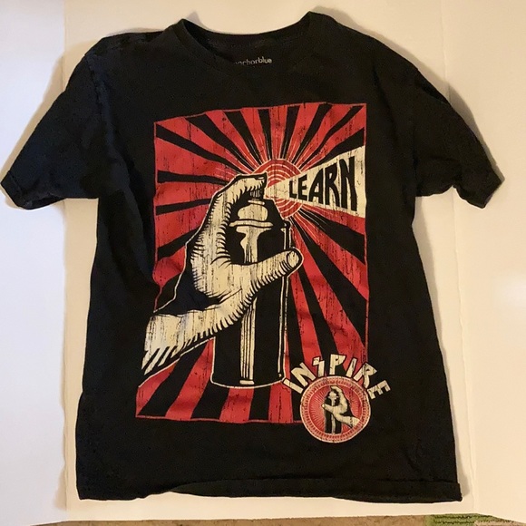 anchor blue Other - Size S Men’s LEARN tee.